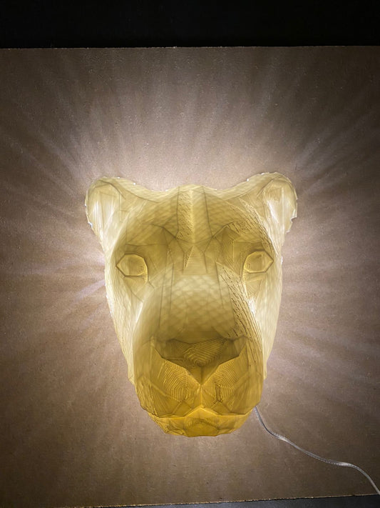 3D Lion Lamp